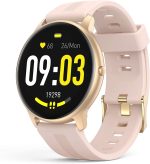 AGPTEK Smart Watch for Women, Smartwatch for Android and iOS Phones IP68 Waterproof Activity Tracker with Full Touch Color Screen Heart Rate Monitor Pedometer Sleep Monitor, Pink - Image 9